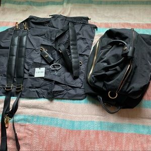 Caraa studio bag-small. Rare pink interior + gold hardware, carried only once.